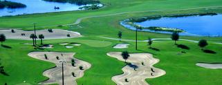Aerial view of golf course in Temecula California